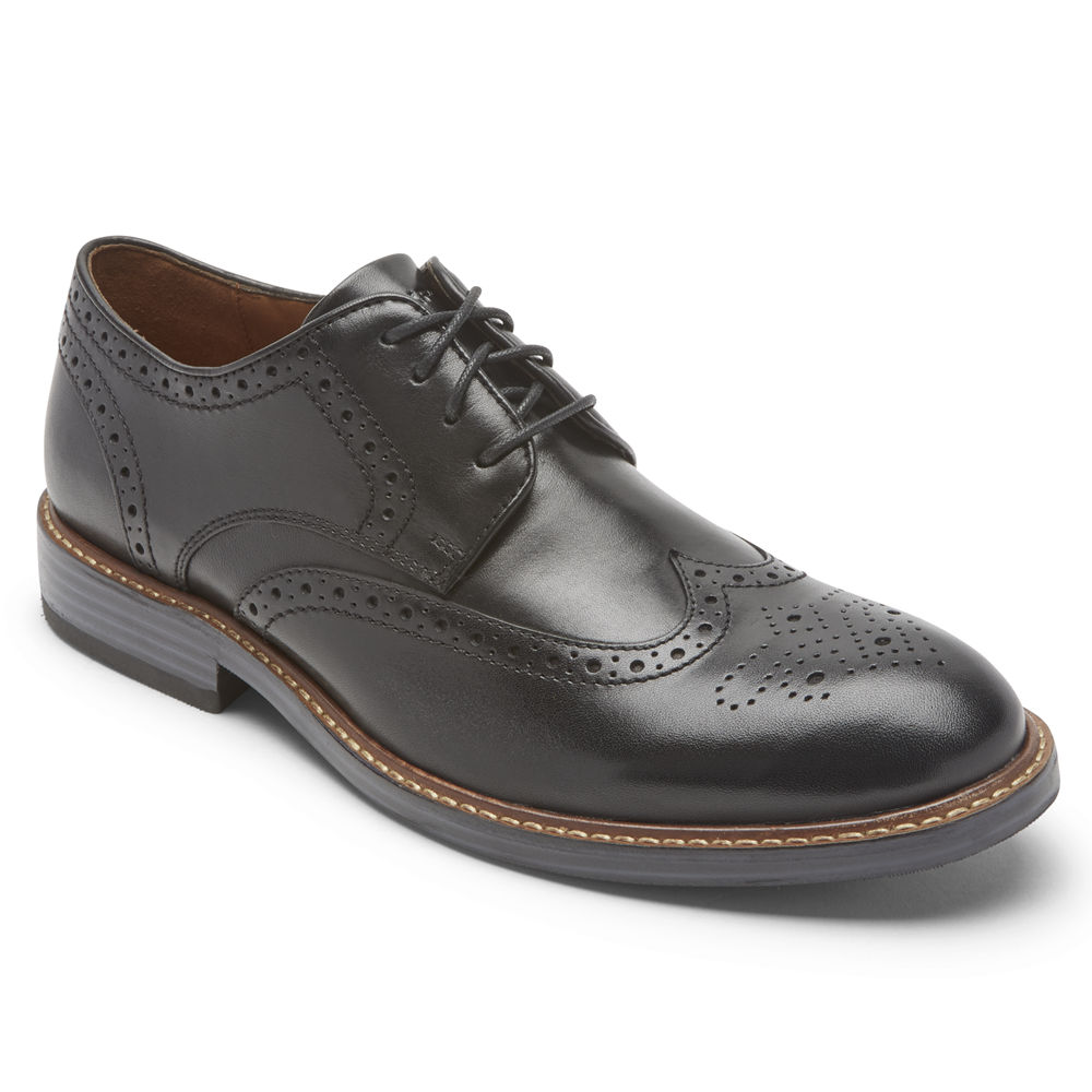 Rockport Snøre Sko Herre Svart - Kenton Wingtip - LNTU16708